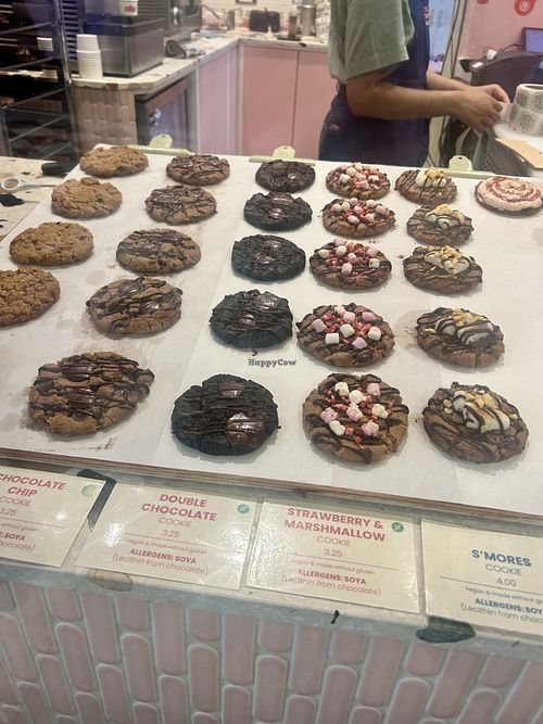 choices  at The After School Cookie Club - Victoria Arcade in South West London