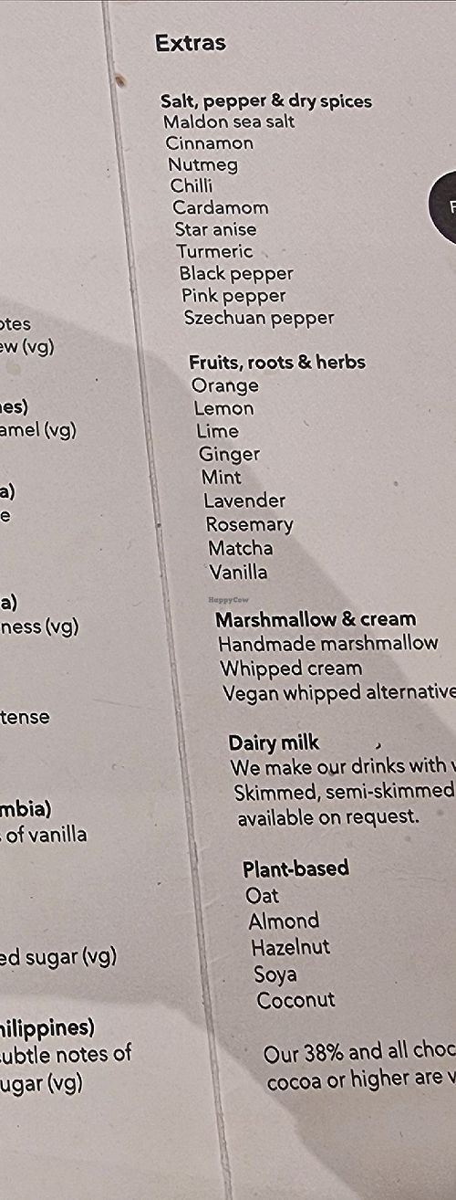 Milk options a plenty ! at Knoops in Leeds