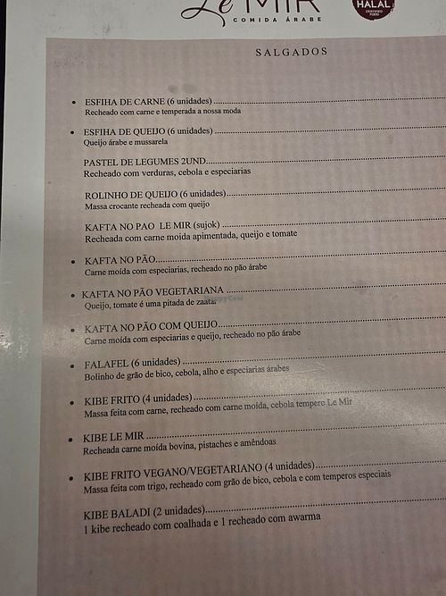  at Le Mir Comida Arabe in Foz Do Iguacu