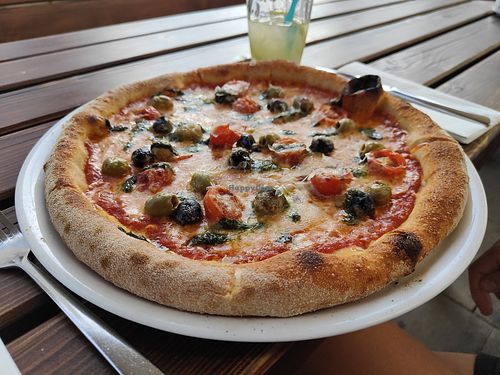 Vegan Pizza at Srdcovka Ústí in Usti Nad Labem