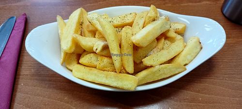 Chips at Kaplan's Cafe In Coleford in Coleford