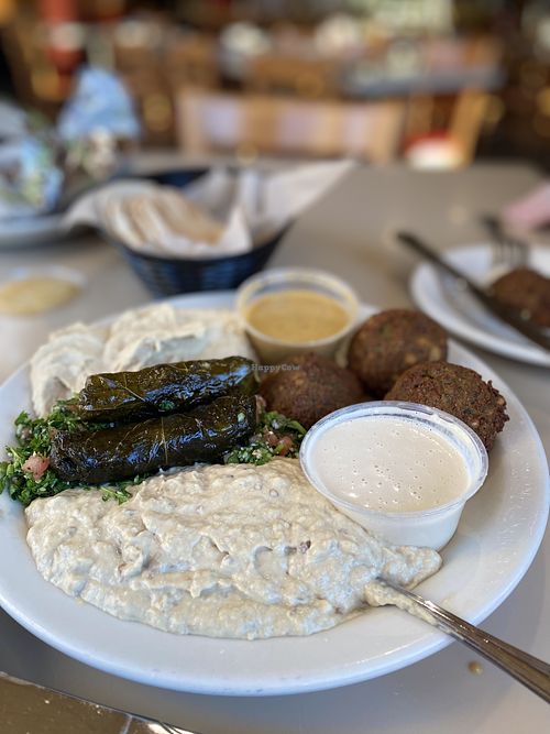 Vegetarian Combo #Veganuary at Aladdin's Eatery in Cranberry Township