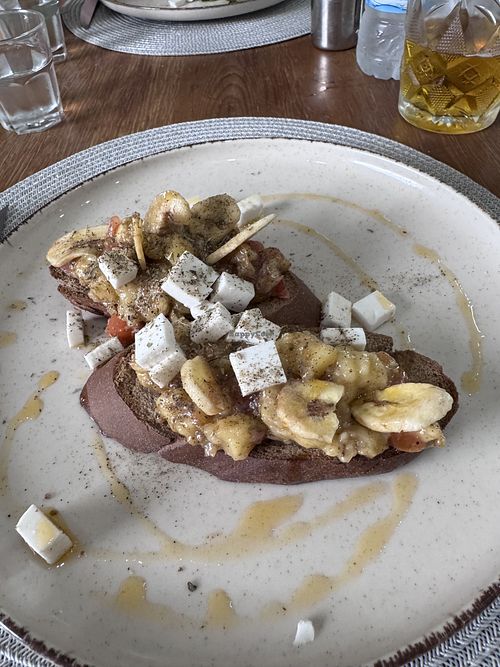 Banana guacamole   at Pavone Cafe in Simi