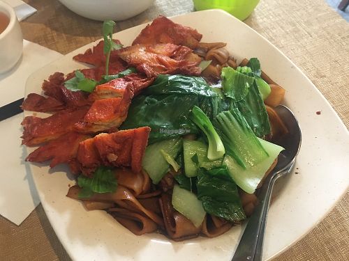 Vegan duck stirfry at Vegie Bowl in Forest Hill