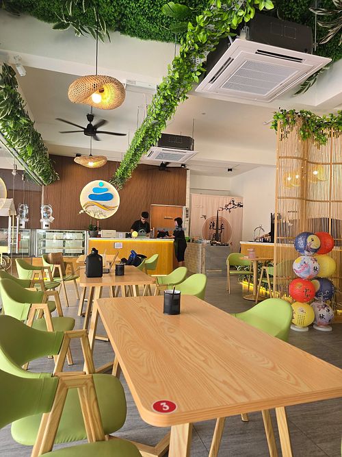 Interior at Serenity Cafe in Klang