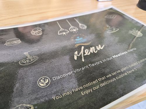 Menu at Serenity Cafe in Klang