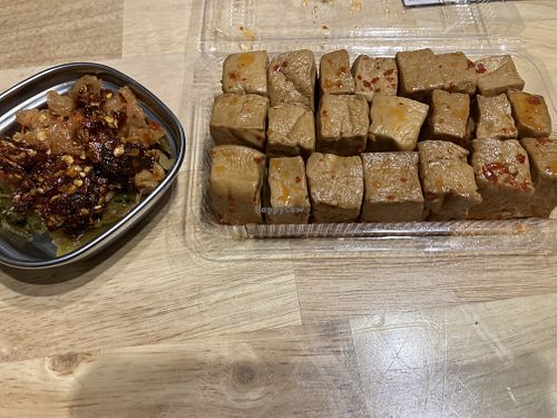 Spicy tofu  at Miao Guanyin - 妙觀音素食 - Shuanglian/Jinxi Street in Taipei