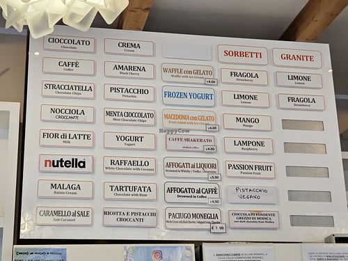Gelateria Simonetti Moneglia Ice Cream HappyCow