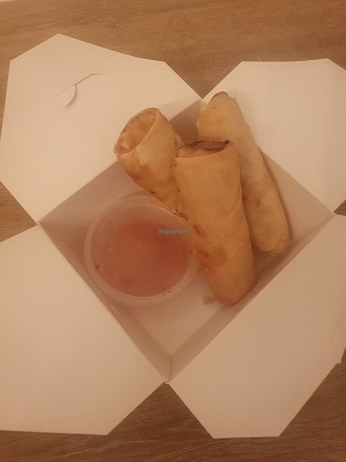 Poh Pia Pak (Vegetable Spring Rolls) #Veganuary at Naa Kin in Wilmslow