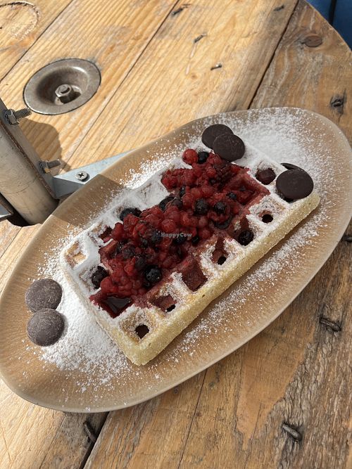 Vegane Waffeln  at Romero y Julieta in Lanzarote