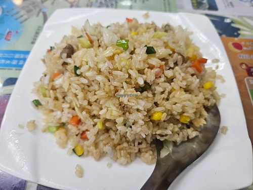 Fried rice without egg 無蛋素炒飯 at Xiang Xi Restaurant - 翔喜餐廳 in Sun Moon Lake