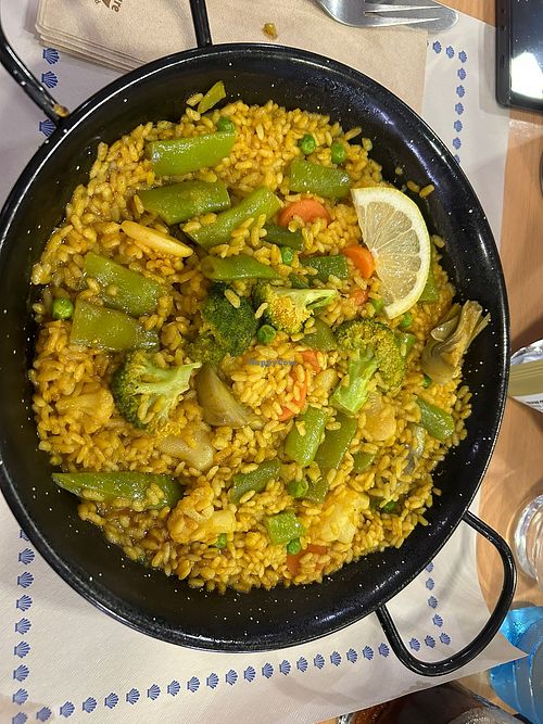 Vegan paella    at Pension Residencial Ó Mesón Novo in Ordes