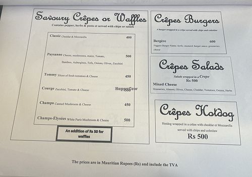   at Maison des Crêpes in Grand Baie