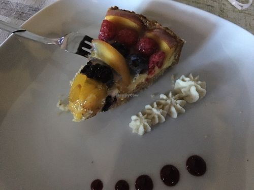Fruit tart  at La Lanterna in Verona