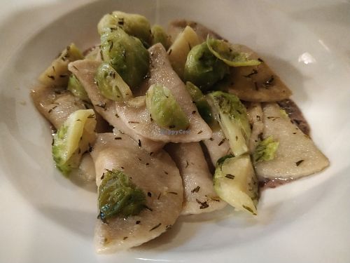 Chestnut filled pasta at La Lanterna in Verona