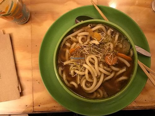 udon noodle soup bowl at Mei Wok in Cologne