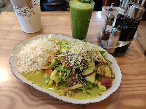 Raw green curry at Mei Wok in Cologne