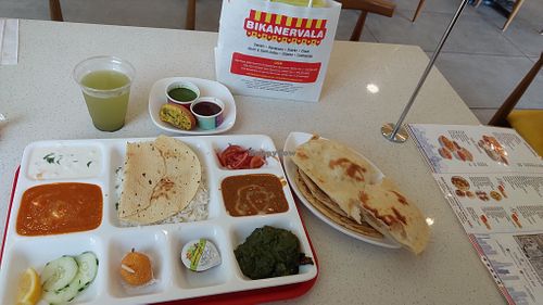 Veg Thali :P at Bikanervala in Overland Park