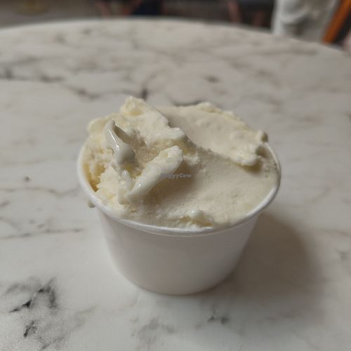 Pineapple gelato at Loretto Artisan Gelato in Corfu