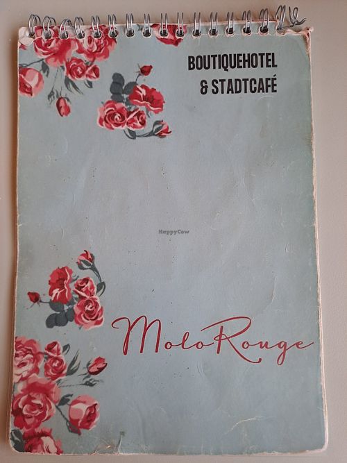 Menu at Molo Rouge in Wunsiedel