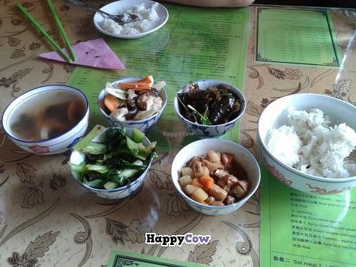 Set Meal at Happiness Vegetarian in Kathmandu