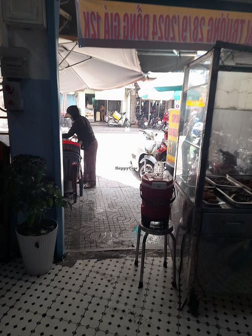 Outside at Com Nong in Ho Chi Minh City