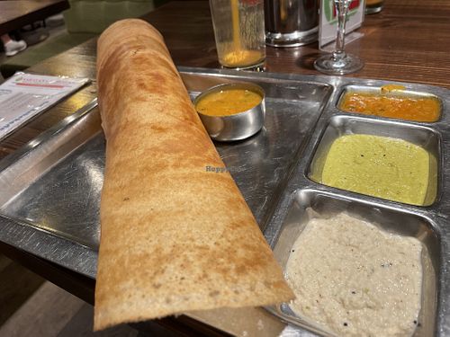 Masala dosa  at Saravana Bhavan in Frankfurt
