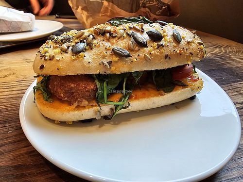 Ciabatta falafel at Müller & Egerer Bäckerei Konditorei - Domsheide  in Bremen