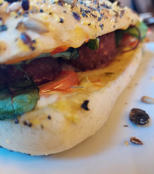 Vegan Falafel Sandwich at Müller & Egerer Bäckerei Konditorei - Domsheide  in Bremen