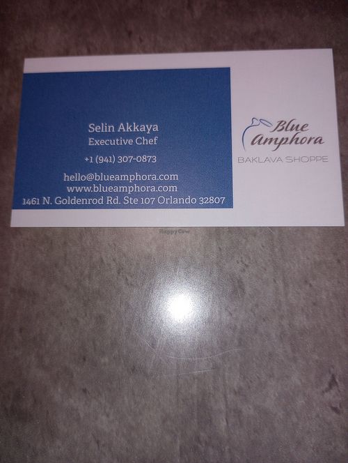  at Blue Amphora in Orlando