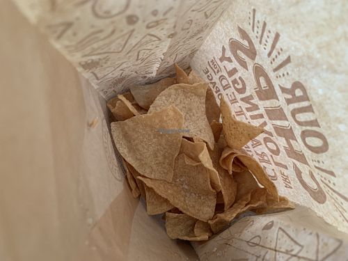 Chips available with multiple salsa options!  at Chipotle in Bloomington