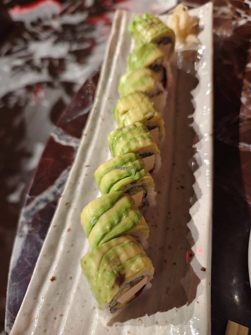 Vegan sushi roll at Quick China in Nevsehir