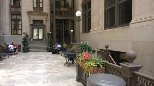 The address is Main St, but it's actually between Main and Cary streets on 9th street. Here's the little plaza you see. Walk to the right, and down the stairs.  at Citizen in Richmond