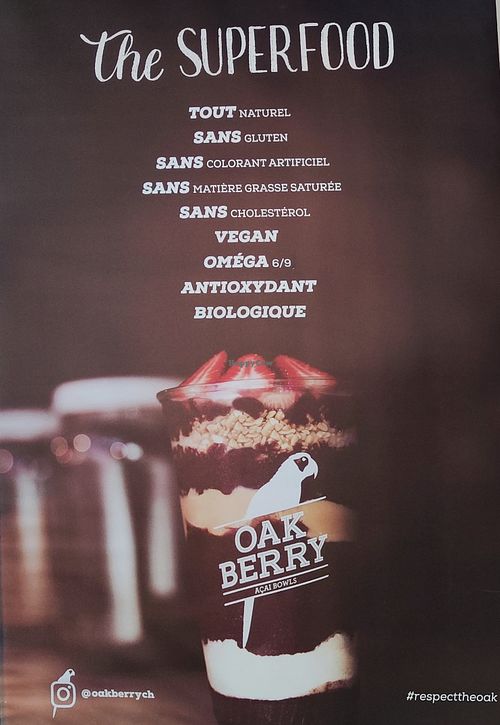 Ad at Oakberry in Luzern