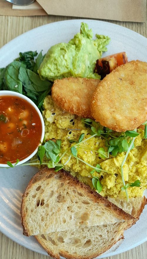 "Vegan 26er" scrambled tofu, etc at Table 26 - Indooroopilly in Indooroopilly
