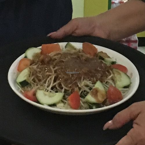 veggies with peanuts satay at Indo Restaurant in Noord
