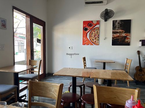 seating area  at Pizza Kien in Ha Tinh