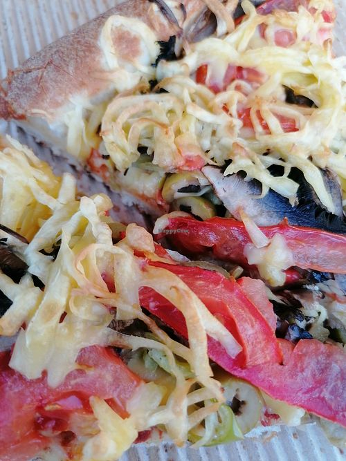 Pizza up close! at Pizza Fiesta in Kalampaka