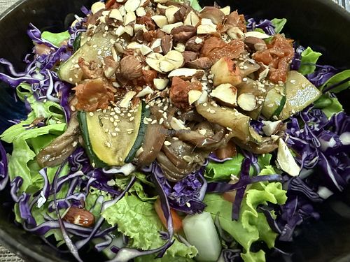 Vegan salad   at Printemps gourmand in Tahiti