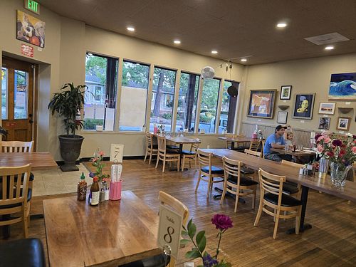 Dining area at Colfax Bistro in Colfax