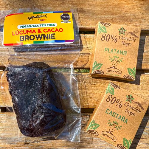   at Monkey Coffee in Urubamba