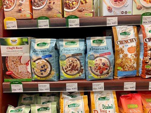 muesli at Vorwerk Podemus BioBahnhof in Dresden