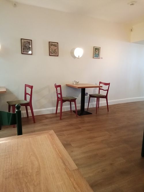 Cafe area at the rear of the store at Healthy Haven  in Tipperary