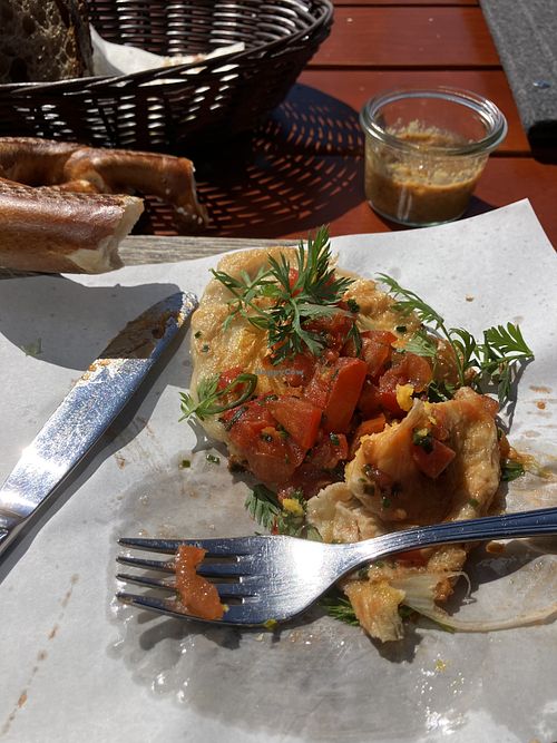 Vegan eggs  at Sonnenalm in Garmisch-partenkirchen