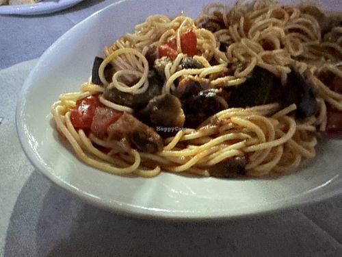 PASTA ALLE VERDURE (15 euro)  at Ristorante Pizzeria Su Palatteddu in Oristano