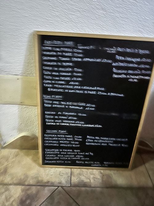 Il menu  at Ristorante Pizzeria Su Palatteddu in Oristano