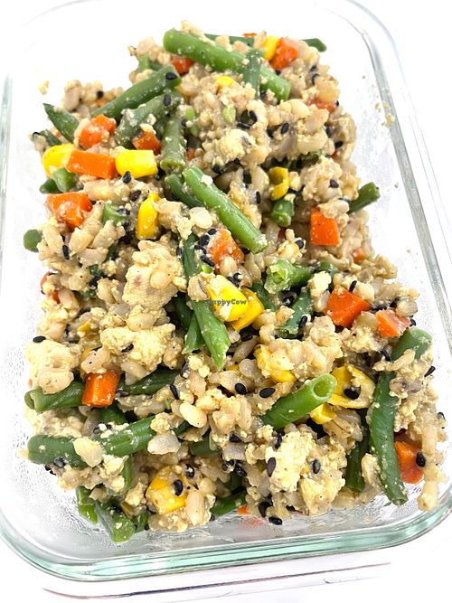 Sesame brown rice scrambled tofu at Plants in the Cloud - Cloud Kitchen in New Cumberland