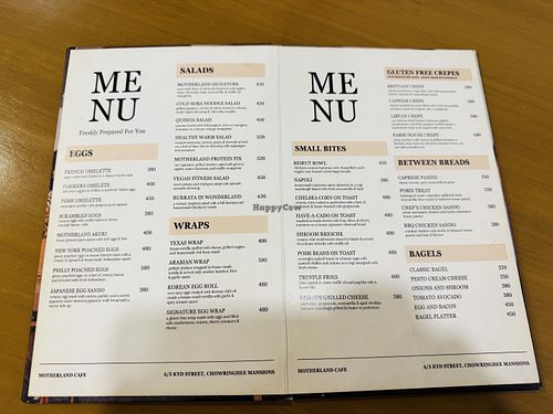   at Motherland Cafe in Kolkata