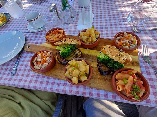 Vegan afternoon tea at Meryem's Hotel in Kyrenia