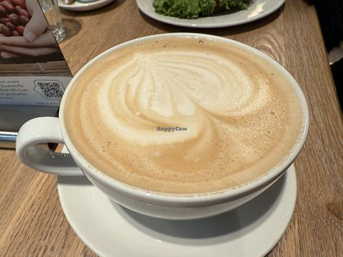 vegan coffe  at Coffee Fellows in Erfurt